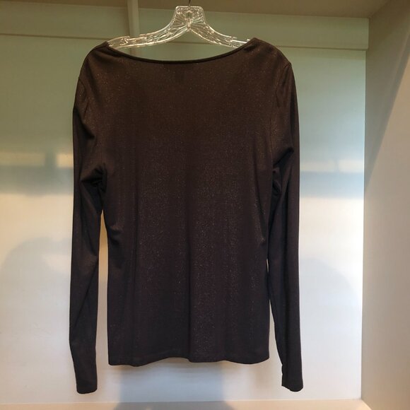 INC International Concepts Long Sleeve Blouse Size Large - Picture 4 of 5